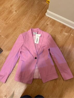 NWT Argent Patch Pocket Blazer in Cotton Lavender Size 6